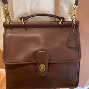 Vintage Coach Willis 9927 Brown purse satchel